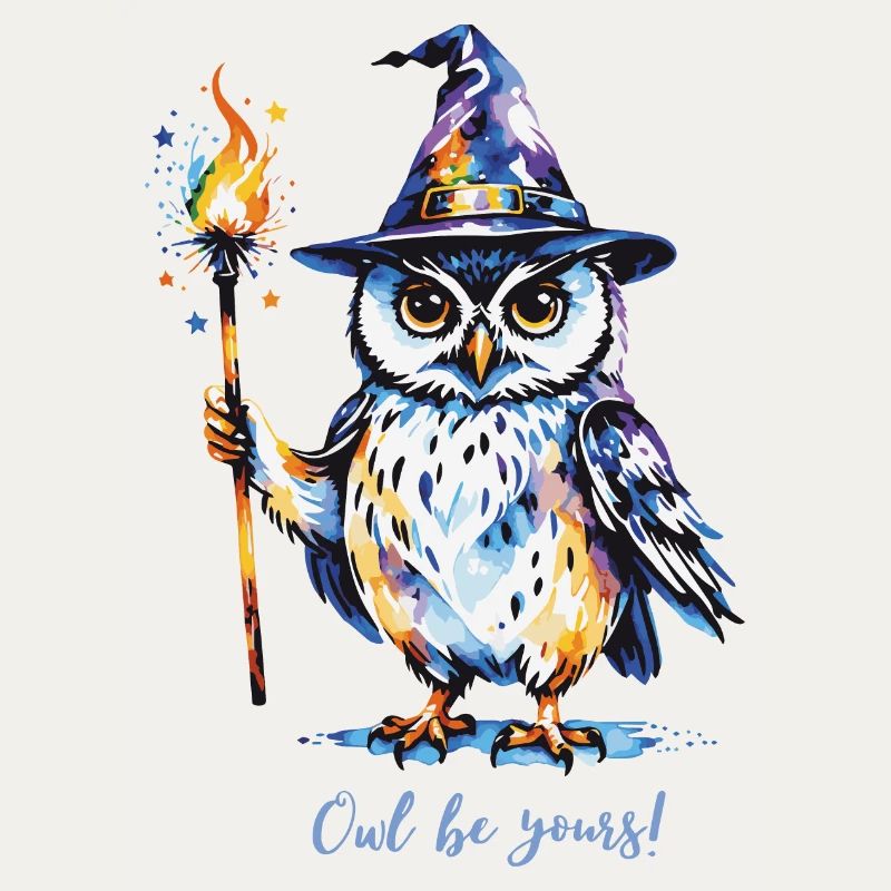 Zauberhafte Eule: Owl be yours! - Aquarell
