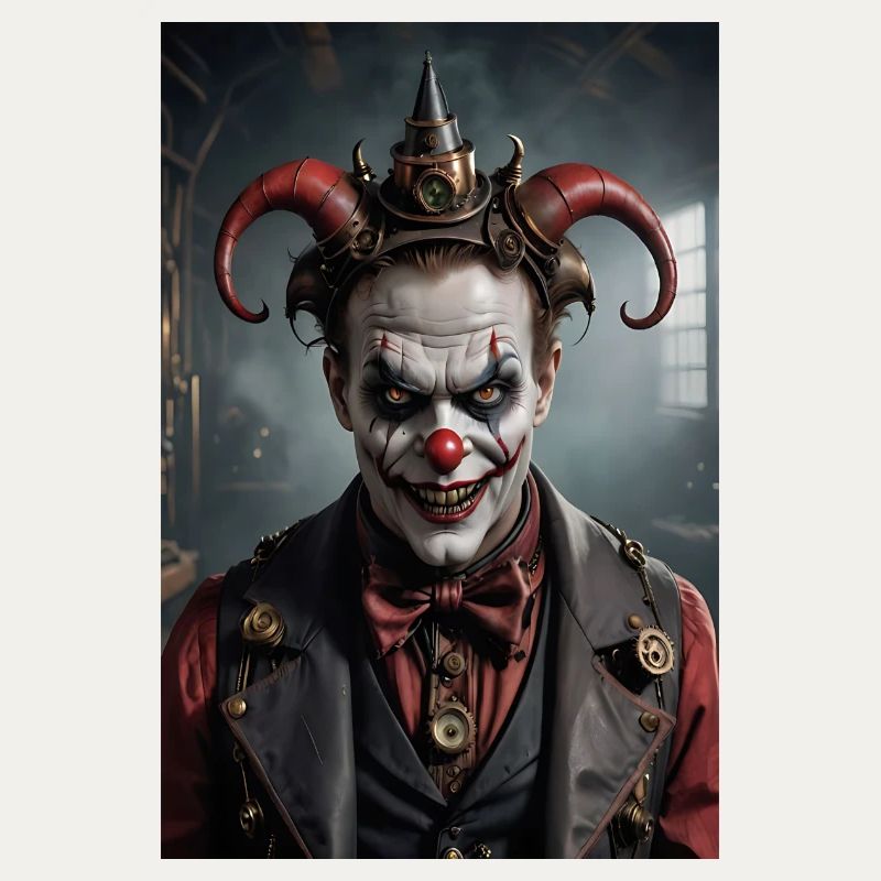 Steampunk Devil Clown