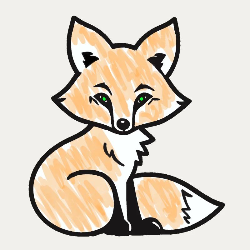 Red Fox (Black)