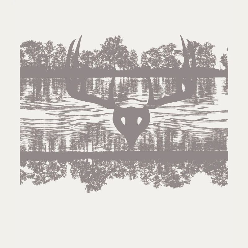 Reflets de la faune Conception de la silhouette