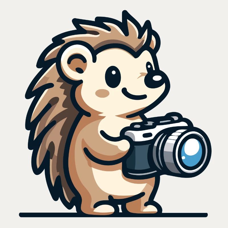 Schnappschuss-Igel: Der Shutterbug-Kumpel