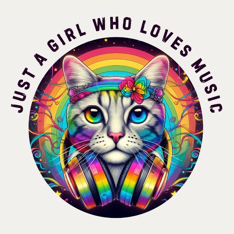 Lesbe. Einfach ein Mädchen, das Musik liebt