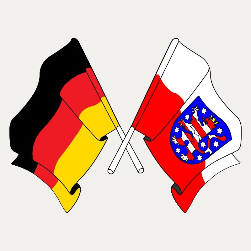 Drapeau Allemagne Thuringe