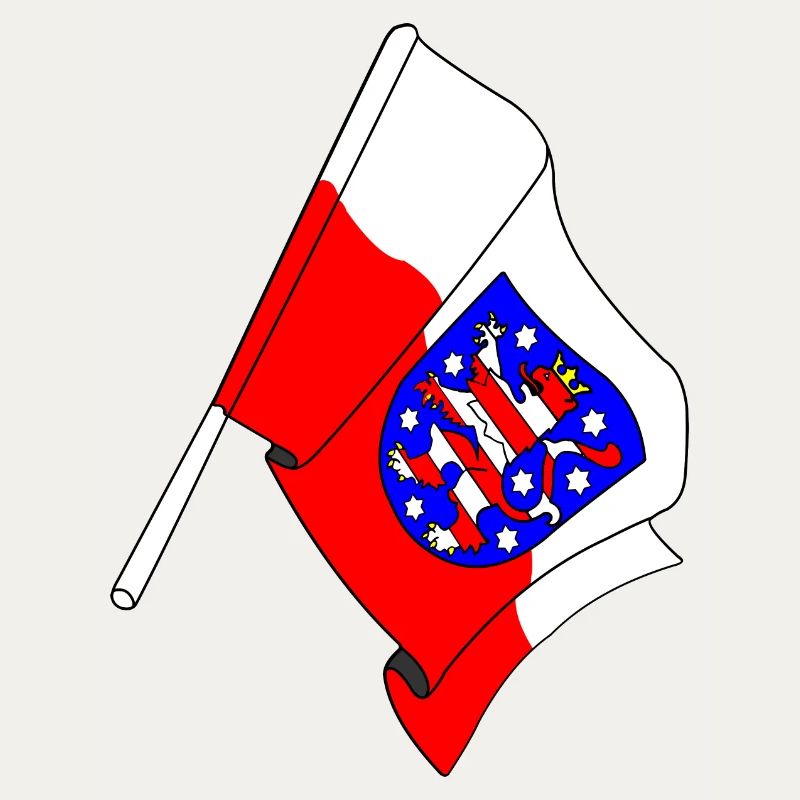 Flag Thuringia