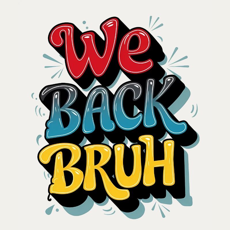 Fröhliches Retro-Textdesign