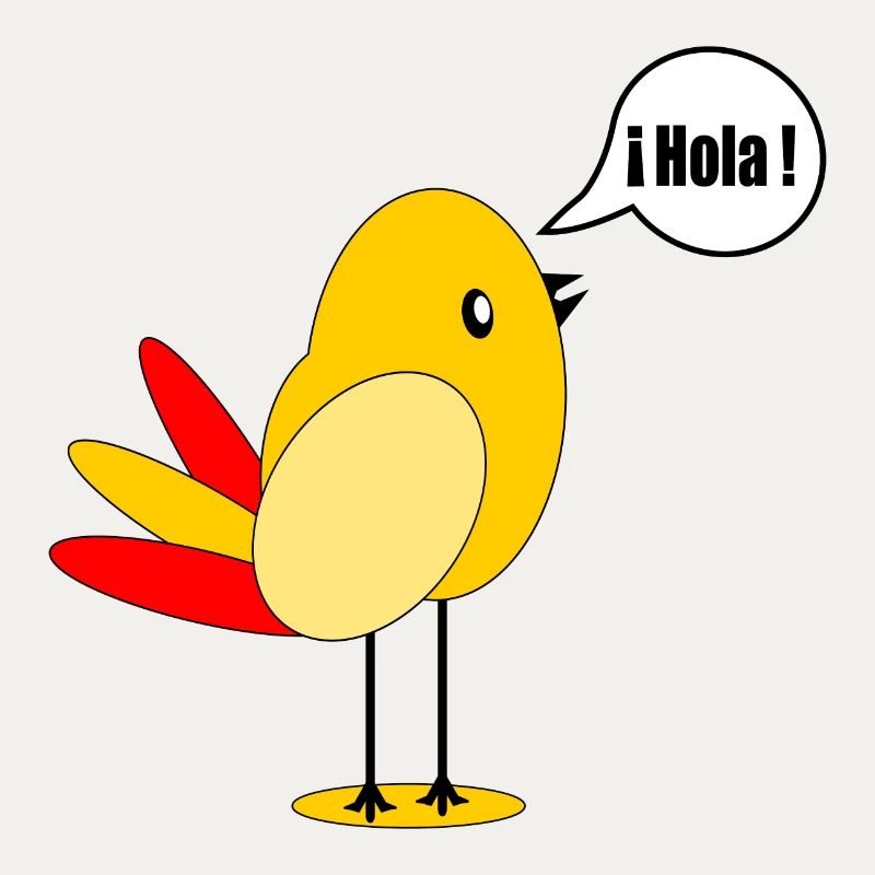 SPANIEN LÄNDERFAHNE SPANISCH VOGEL