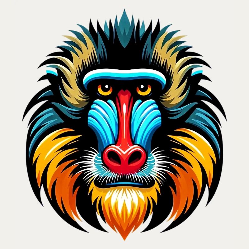 Mandrill-Affe