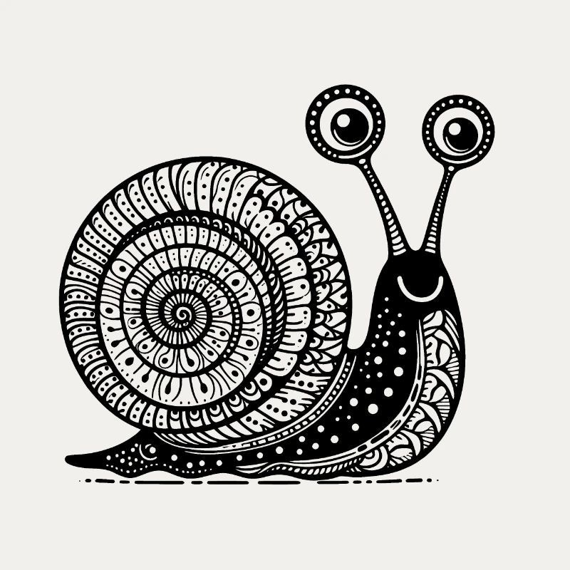 Snail's Pace: Langsame und stetige Zen-Kunst