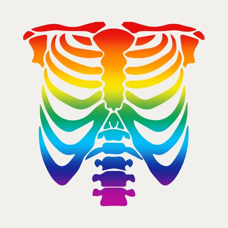 rainbow skeleton - rainbow skeleton