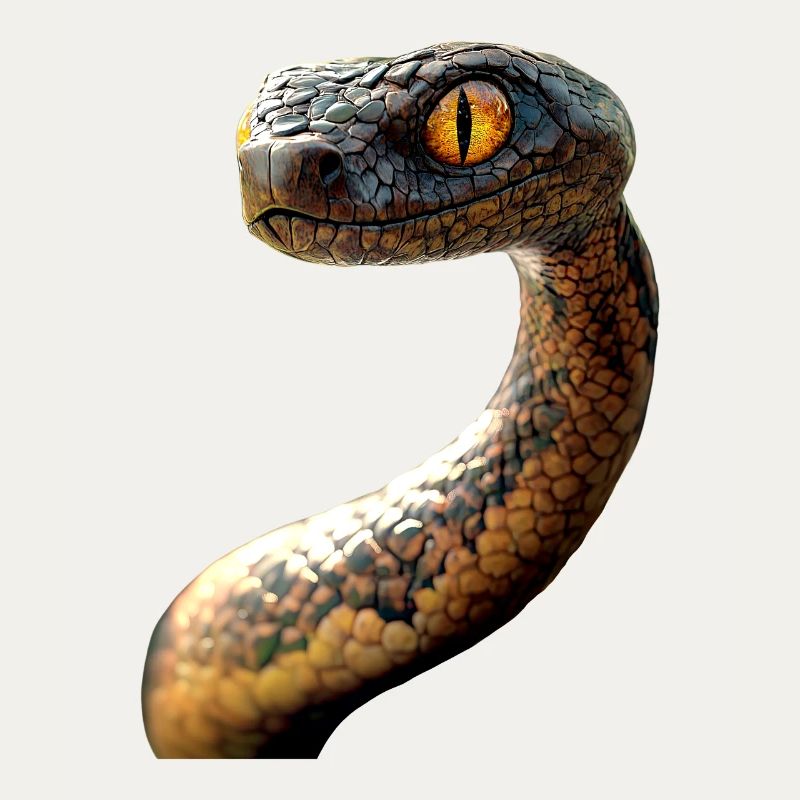 Snake Python Cobra Mamba Rattlesnake Snake