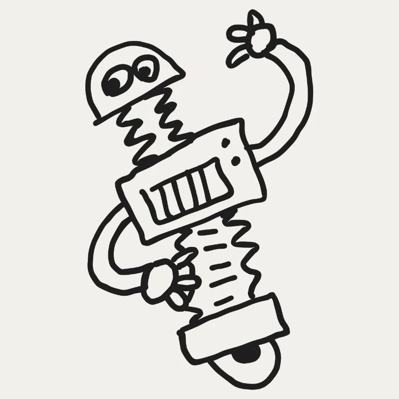Spiral Cable Robot Drawing