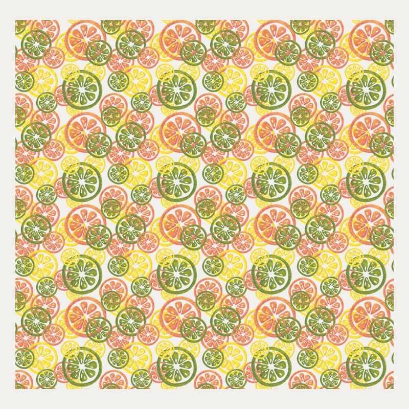 Fruit Lemon Orange Pattern