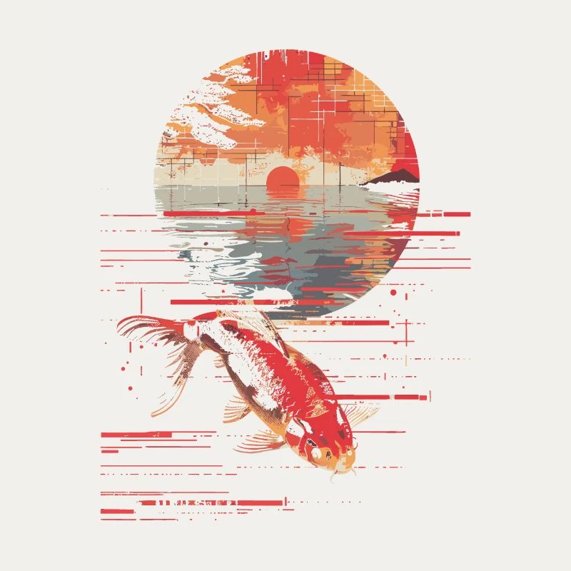 Pêche Synthwave