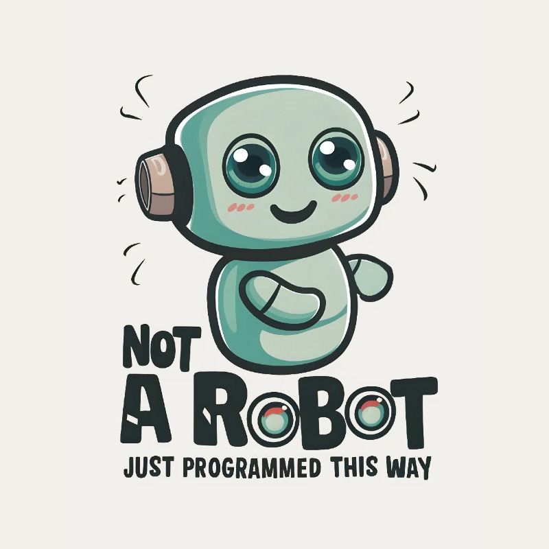 Not a Robot, Just Programmed This Way