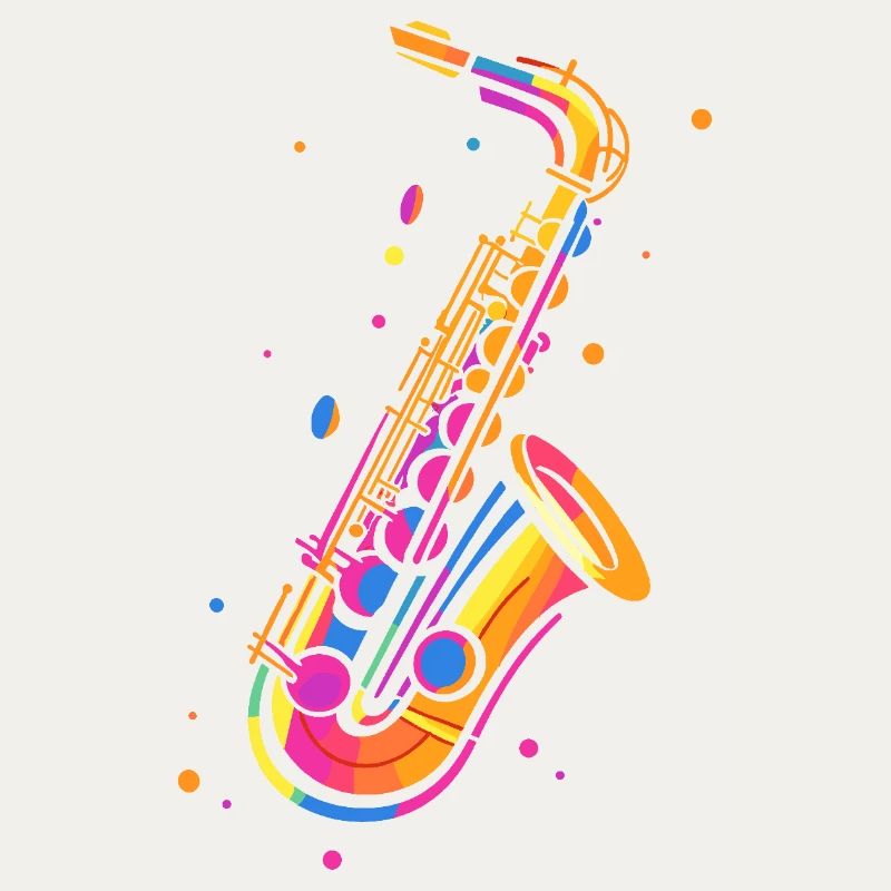 Retro Saxophone