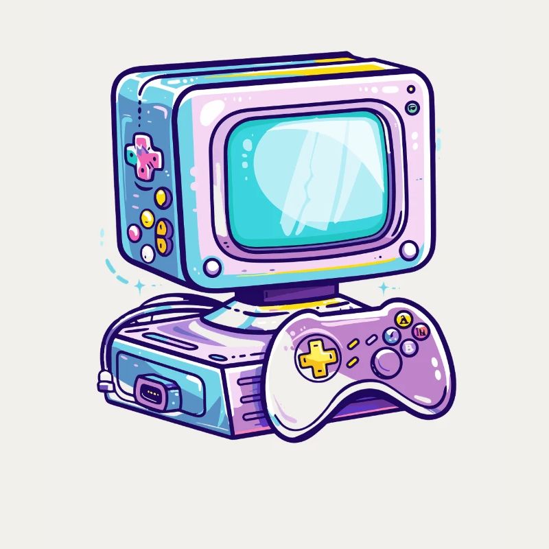 Gaming PC Comic Stil