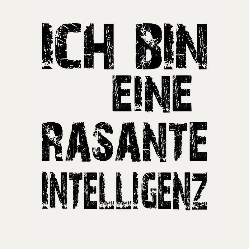 KI Spruch Ich bin eine rasante Intelligenz