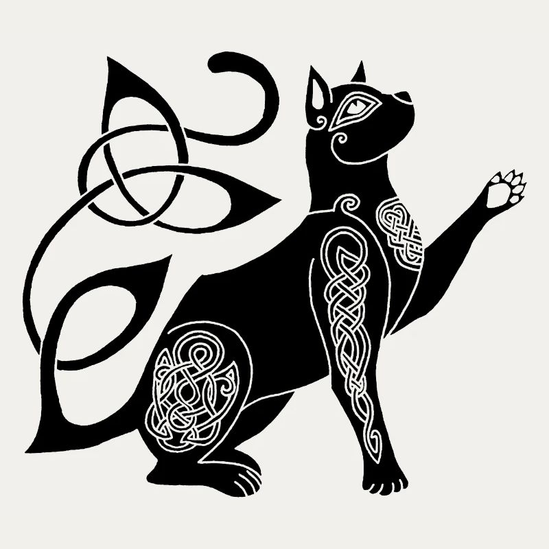 Chat noir celte