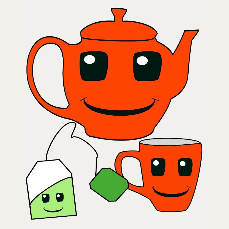 Teapot Tea Cup Tea Bag