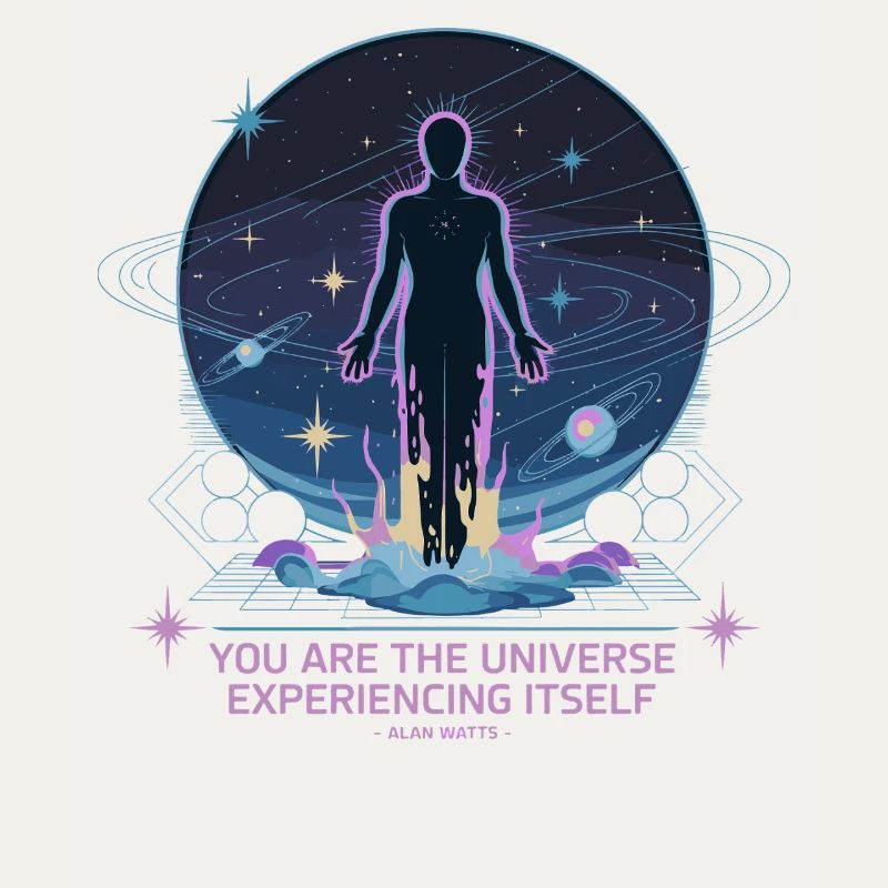 Être céleste | Alan Watts Citation Conception