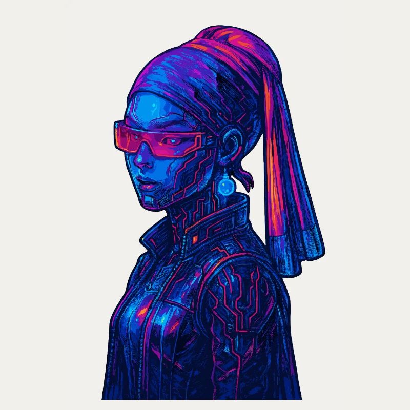 Cyberpunk avec perle