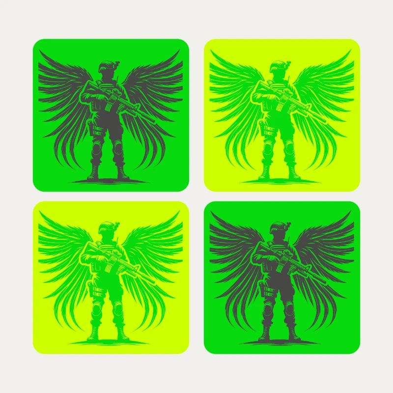 Conception d’ange soldat