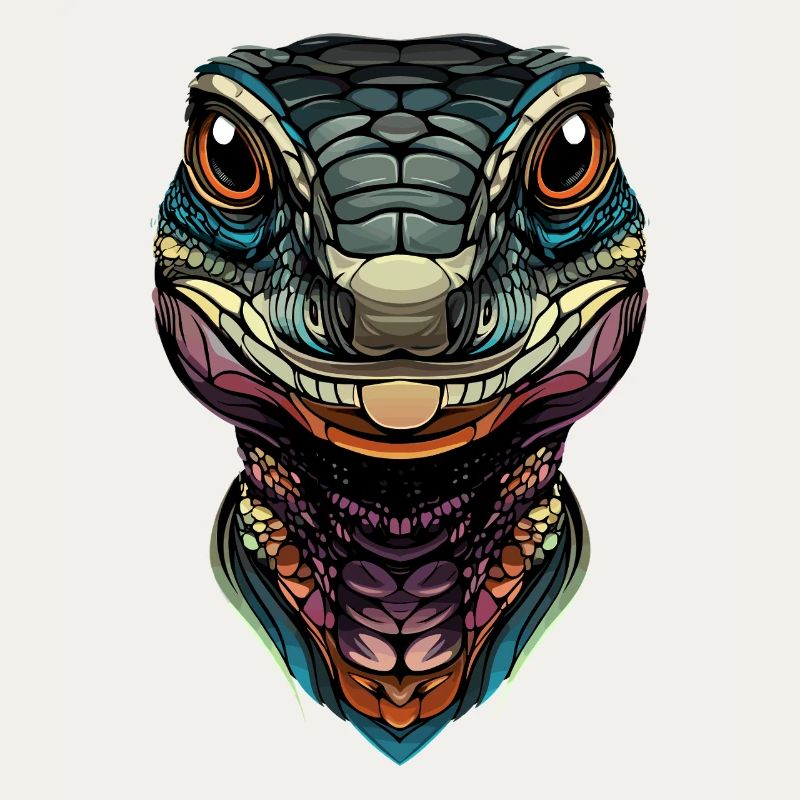 Waran Echse Reptil Komodowaran Bindenwaran Lizard