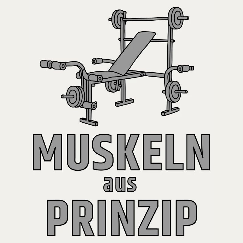 Muscles de principe - banc de musculation