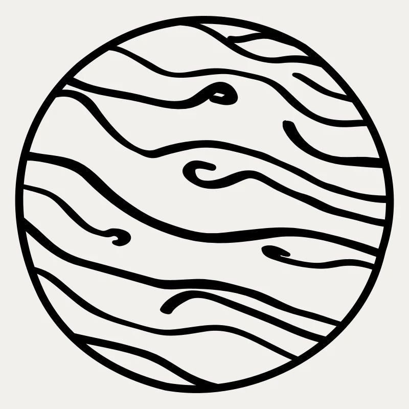 Planet Space Doodle