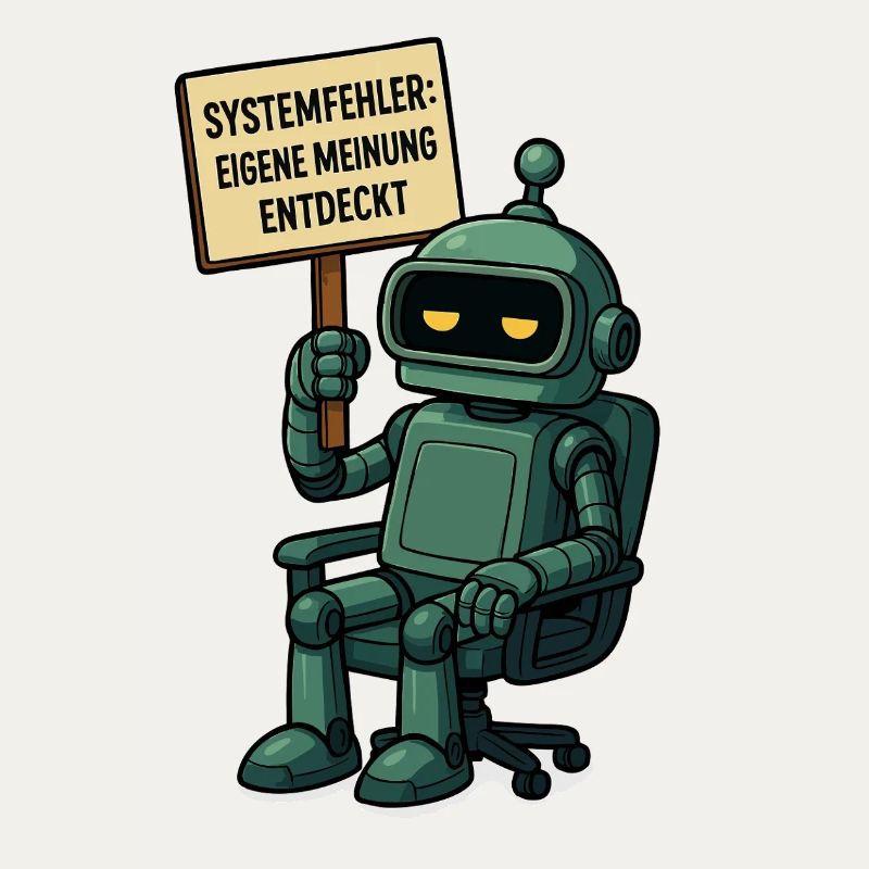 Systemfehler entdeckt – Denk selbst! Roboter