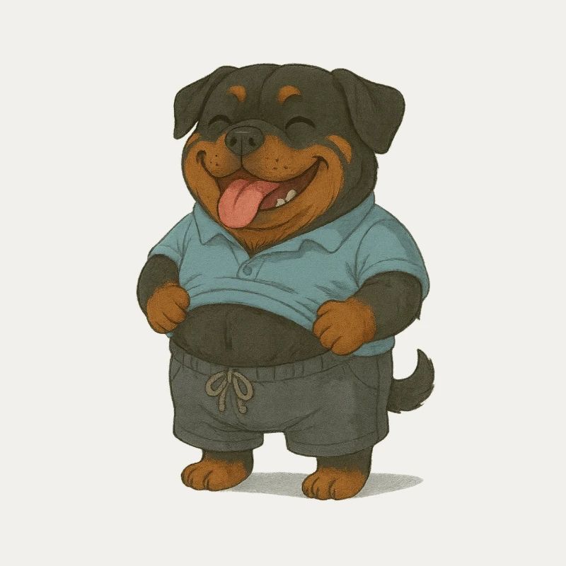Rottweiler réfrigéré