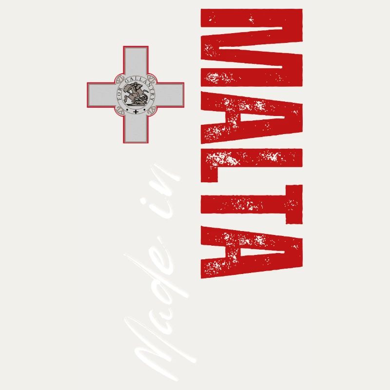 Fabriqué à Malte, conception verticale