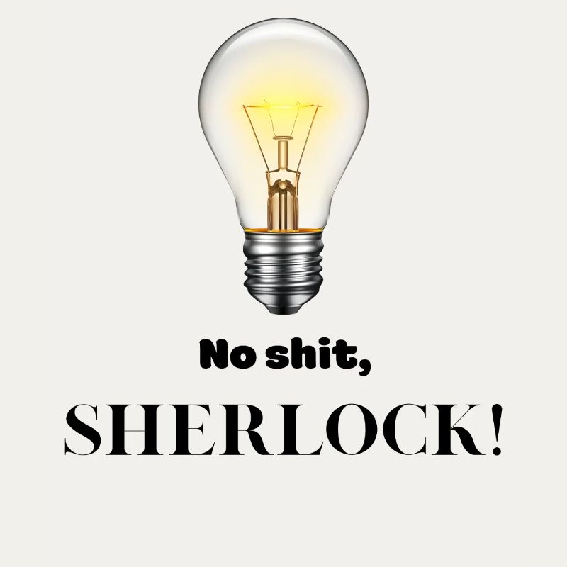 Pas de merde Sherlock !