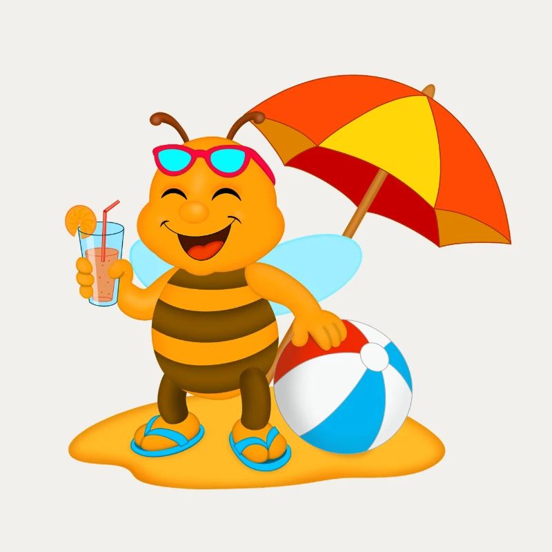 Abeille de plage