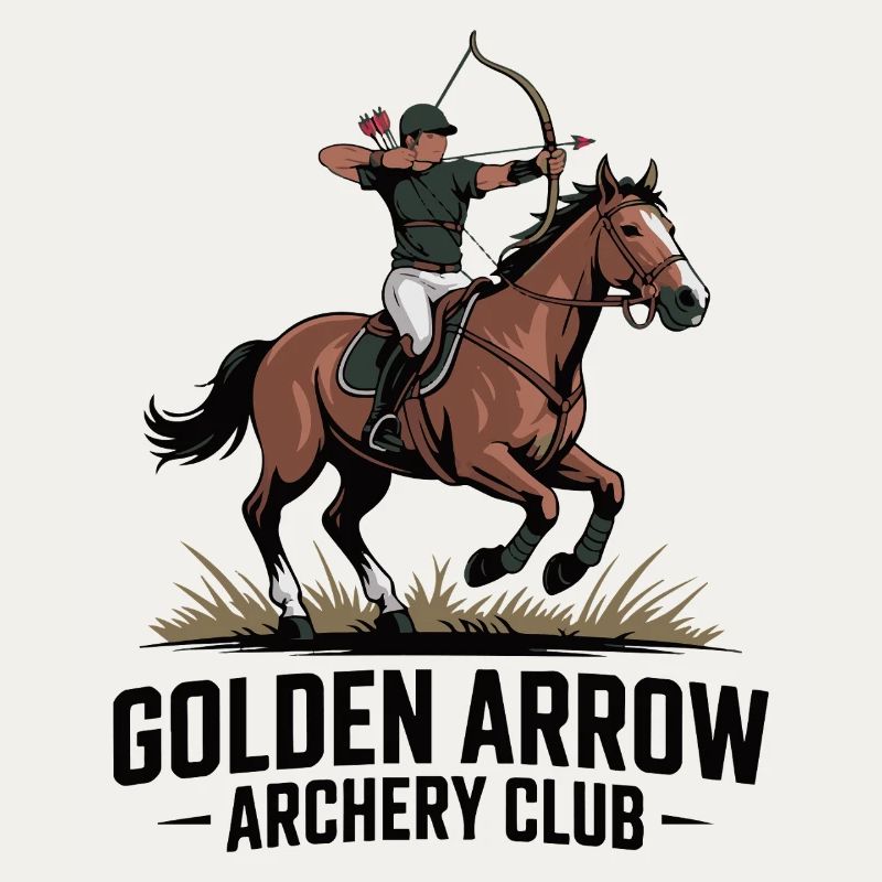 Dynamic Archer Crest on Horseback