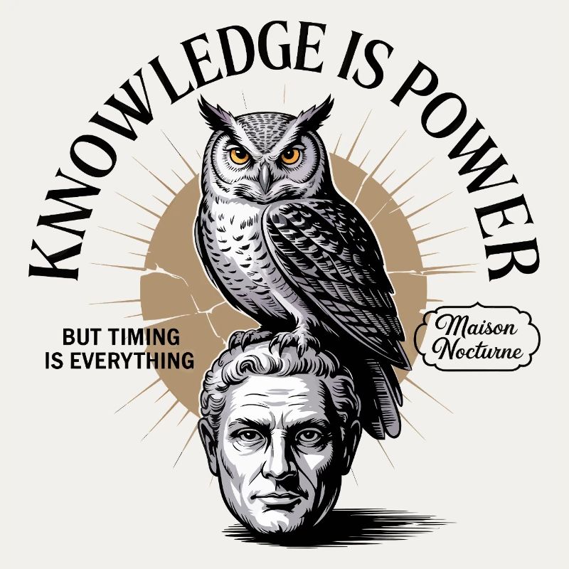 Knowledge Is Power Owl Wisdom