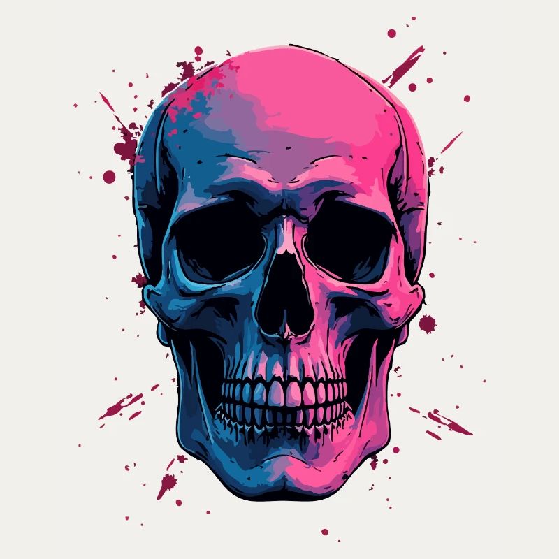 Neon Skull