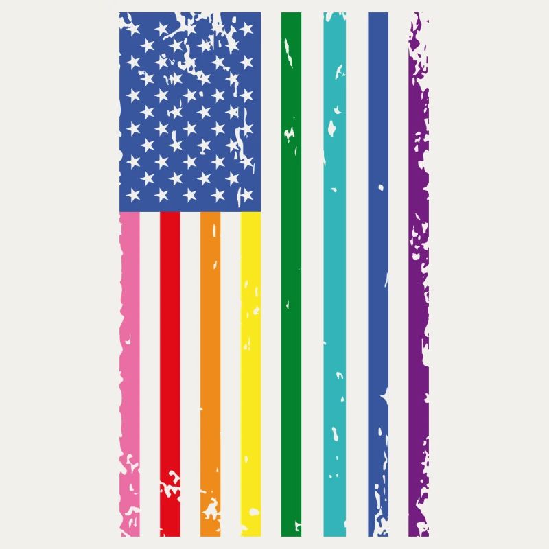 Drapeau arc-en-ciel des États-Unis