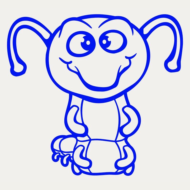 Chenille douce douce petits sourires amicale heureuse