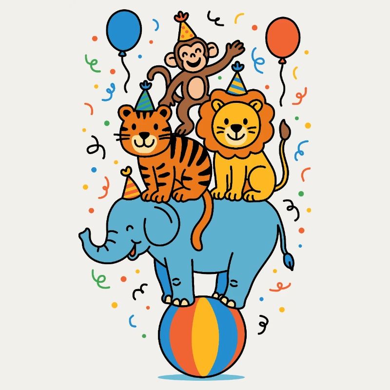 Fêtards de cirque