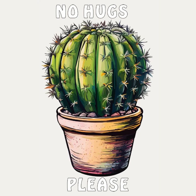 CACTUS PAS DE CÂLINS S'IL VOUS PLAÎT
