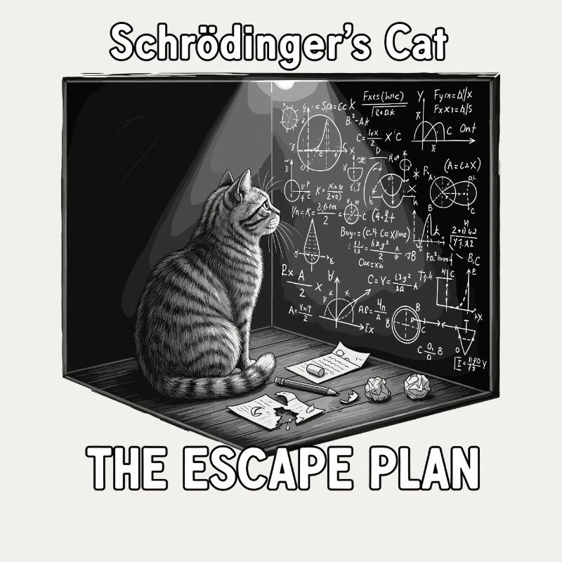 Schrödingers Katze mit Fluchtplan