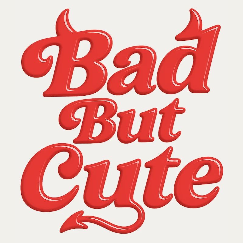 bad but cute / y2k statement design