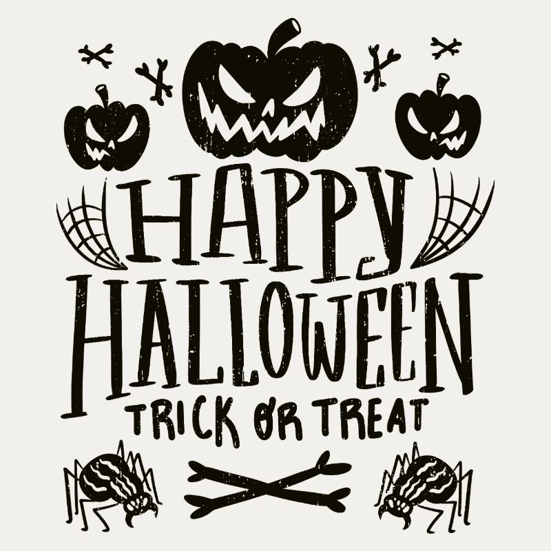 Fröhliches Halloween-Süßes oder Saures