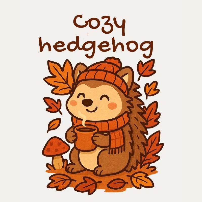 Kuscheliger Herbstigel mit Tee cozy