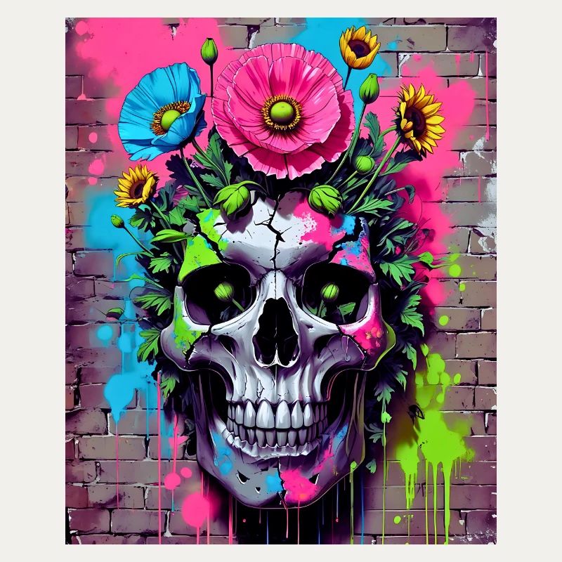 fleurs de crâne