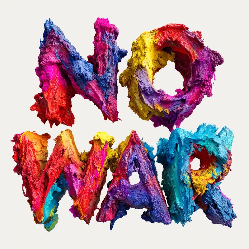 No War Farbexplosion