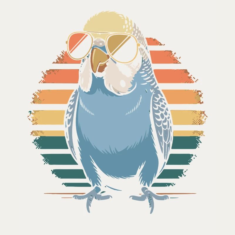 Perruche colorée