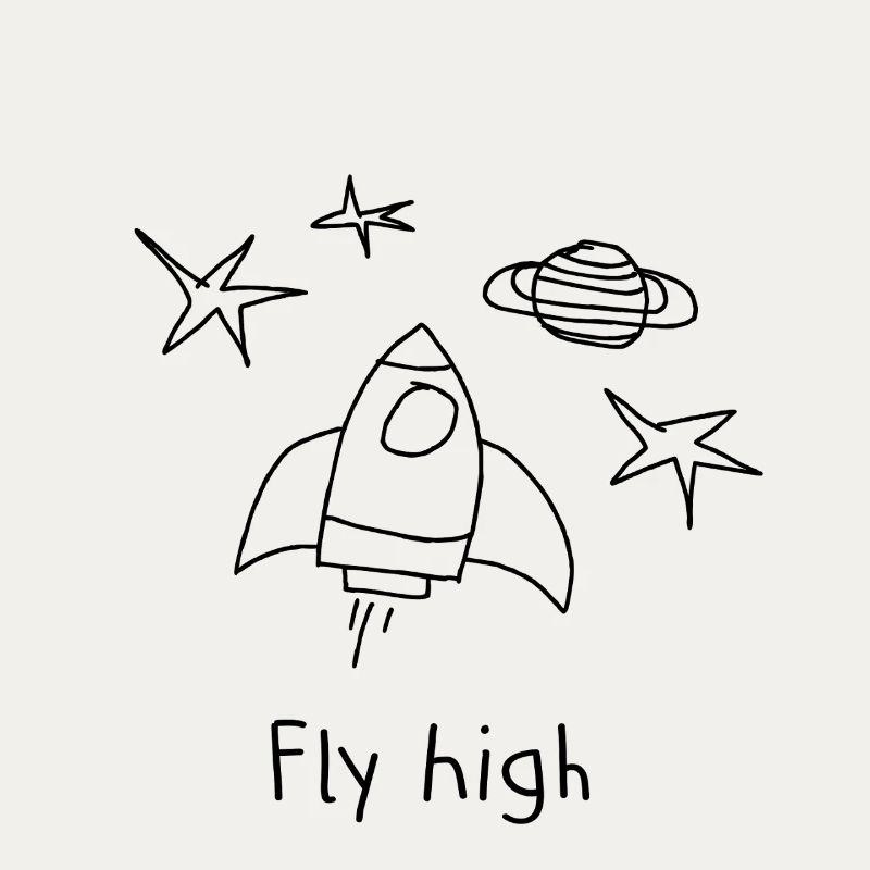 Fly High Rakete Space