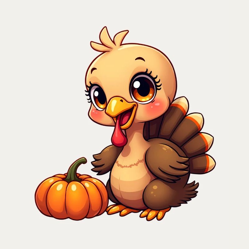 Bébé dinde de Thanksgiving